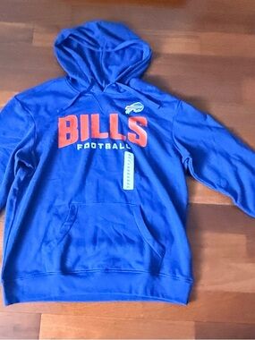 Buffalo Bills NFL Hoodie Pullover Sweatshirt Blue Adult X-Large New With Tags